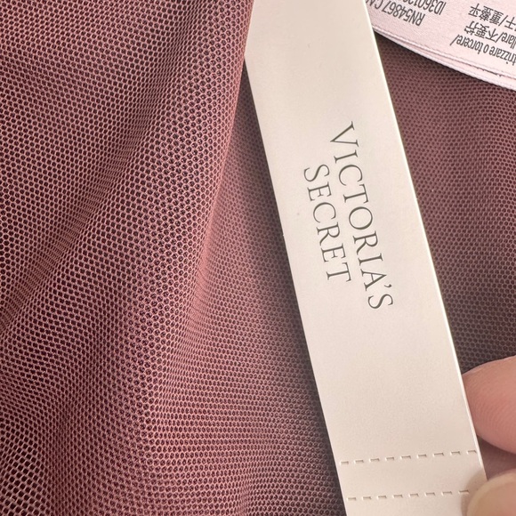 Victoria's Secret Faux Leather Adjustable V-String Panty Brown - Picture 4 of 8